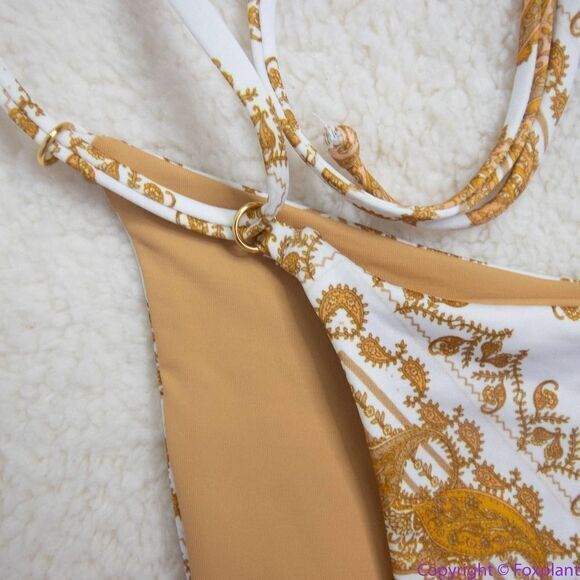 NEW Kya  free people ADELLE BOTTOM - (PAISLEY/SAND), M‎ - Picture 14 of 16